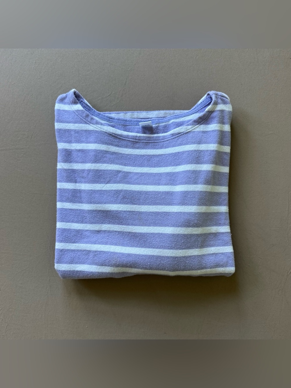 Old Navy Cozy Striped Long Sleeve Terry Tee